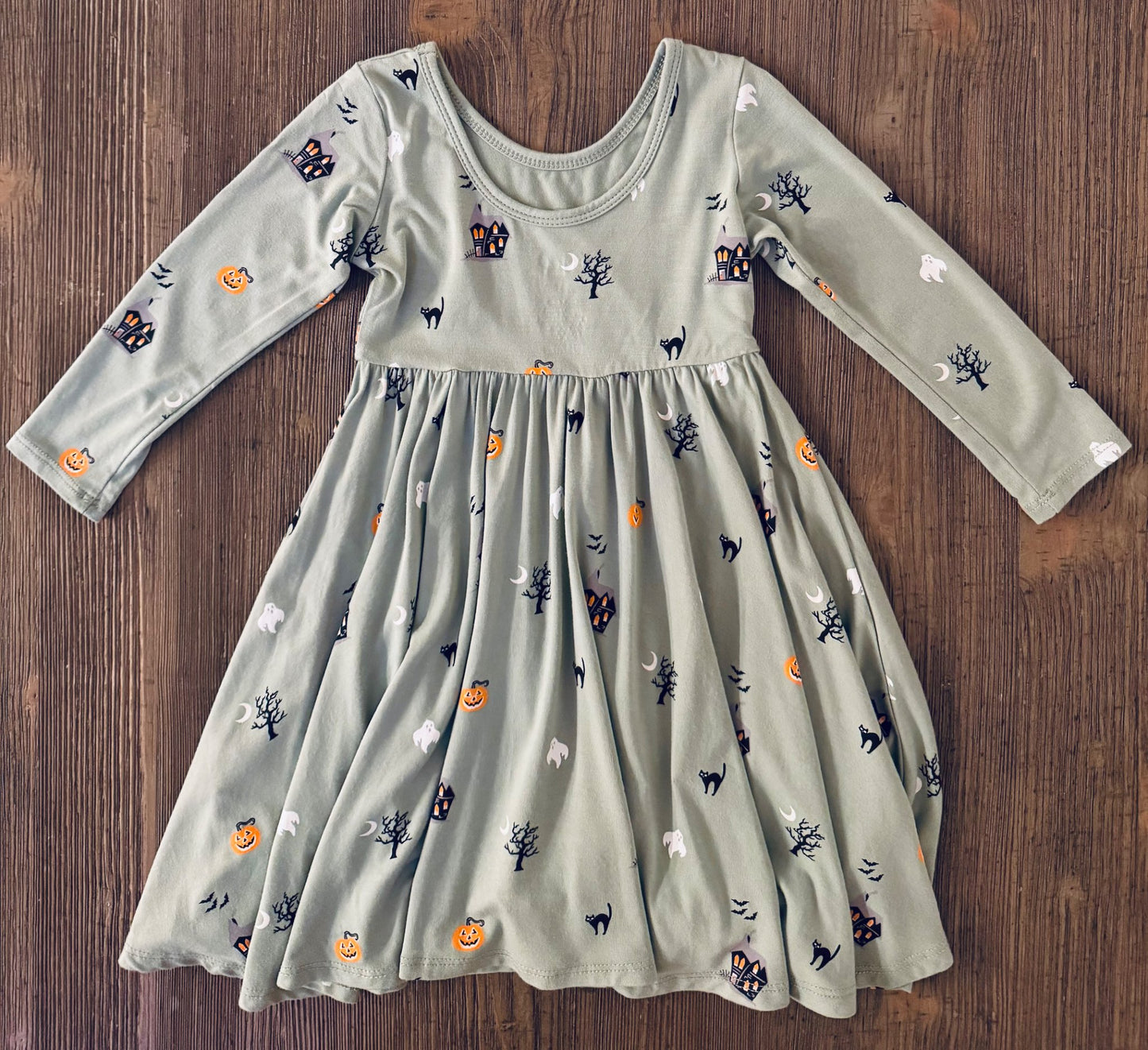 Kyte Halloween Twirl Dress- Retired Print, Kids 2T