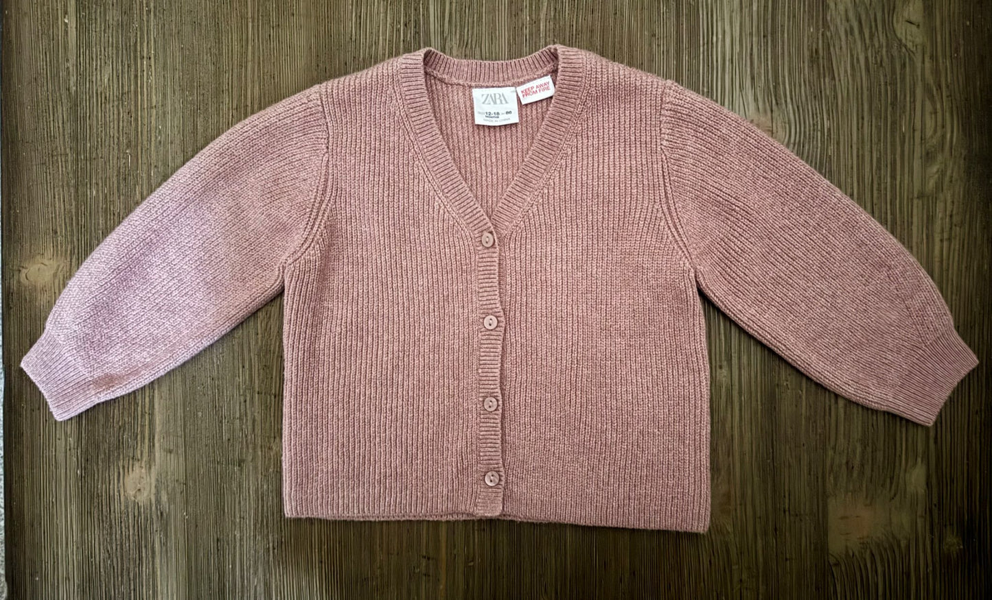 Zara Cardigan, Kids 18 Month (12-18M)