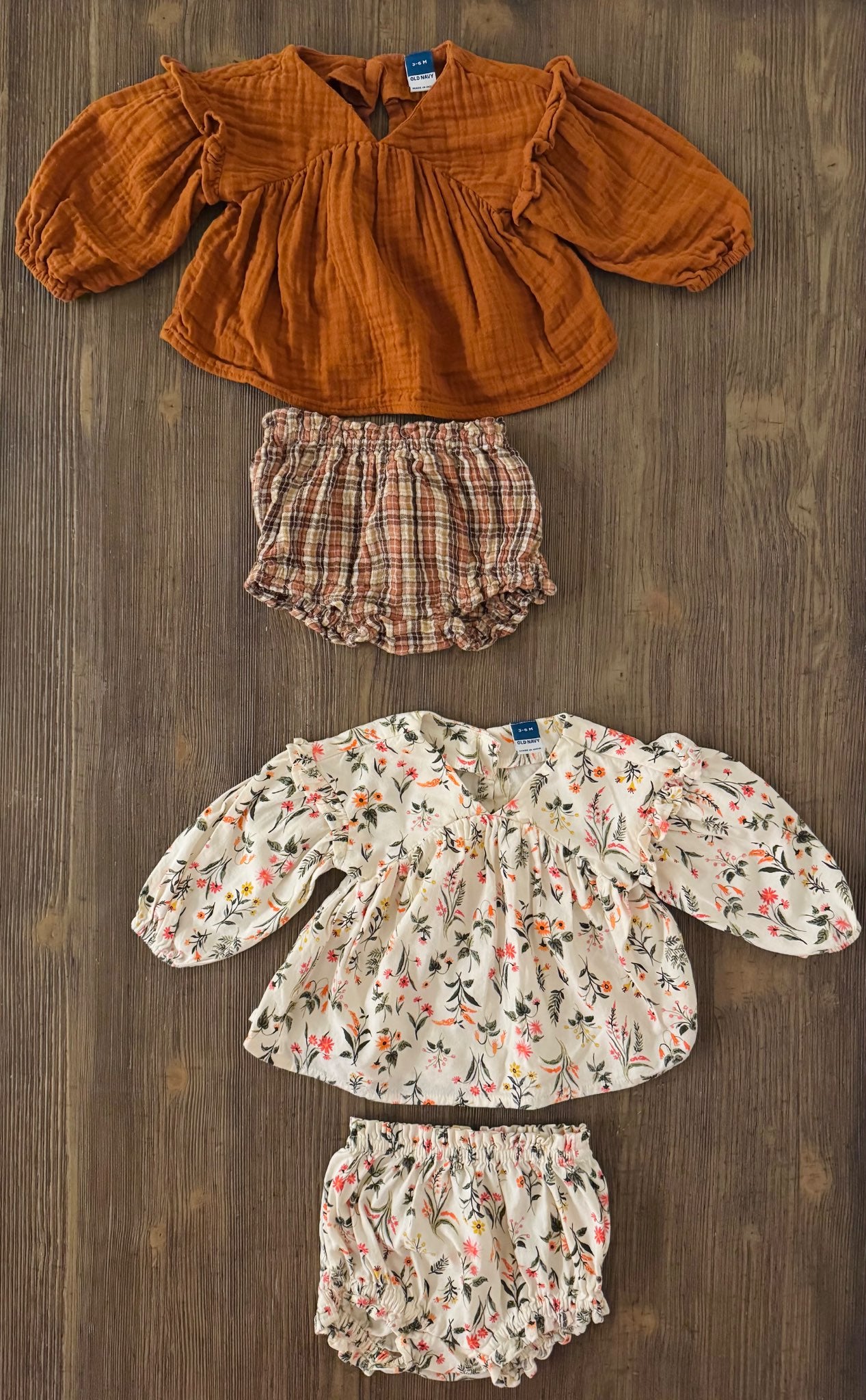 Baby Girl Autumn Outfit Bundle, Kids 6 Month (3-6M)
