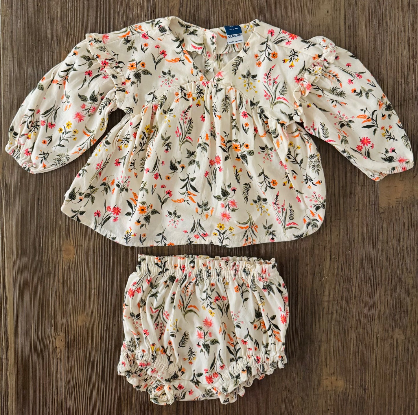 Baby Girl Autumn Outfit Bundle, Kids 6 Month (3-6M)