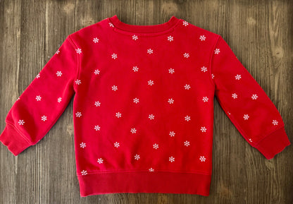 Christmas Minnie Mouse Sweatshirt, Kids 3T