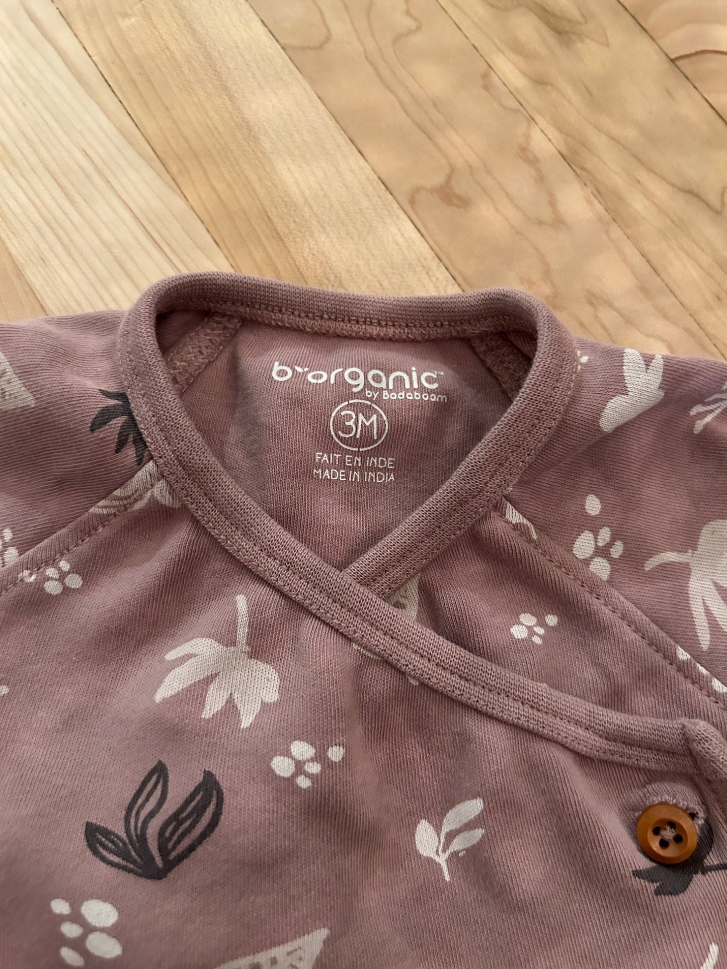 Purple Outfit 3M, Kids 3 Month (0-3M)