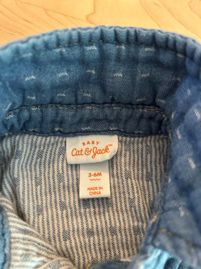 Jean Shirt 3-6 Months, Kids 6 Month (3-6M)