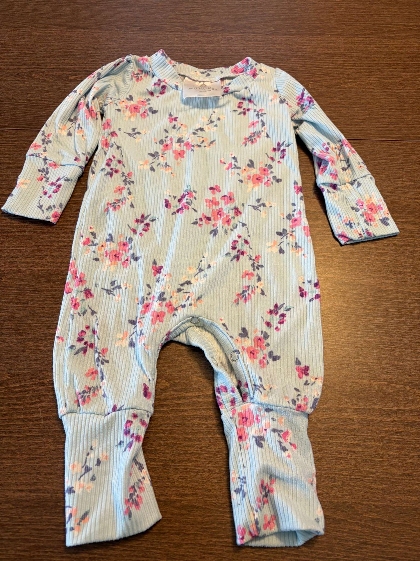 Grow With Me Romper, 3M-18M, Five Little Wildlings, Kids 6 Month (3-6M)