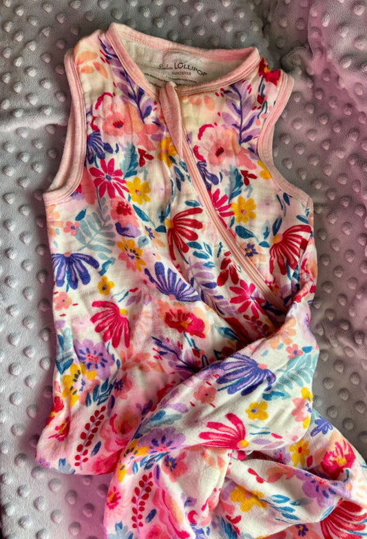 Bamboo and Cotton Sleep Sack, 3-12M, Loulou Lollipop, 0-6 Months (Small)