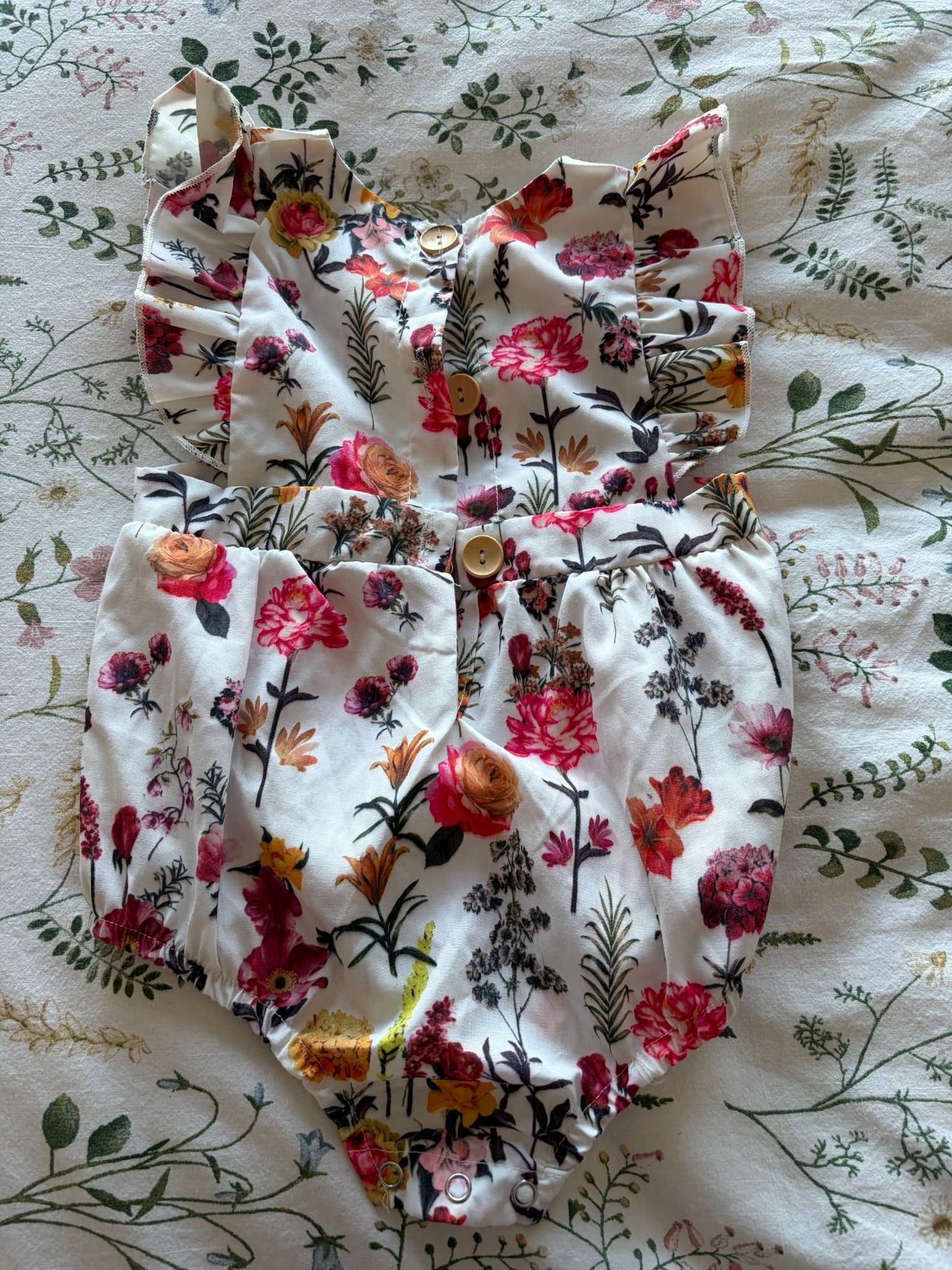 Fancy Floral Romper, Kids 18 Month (12-18M)