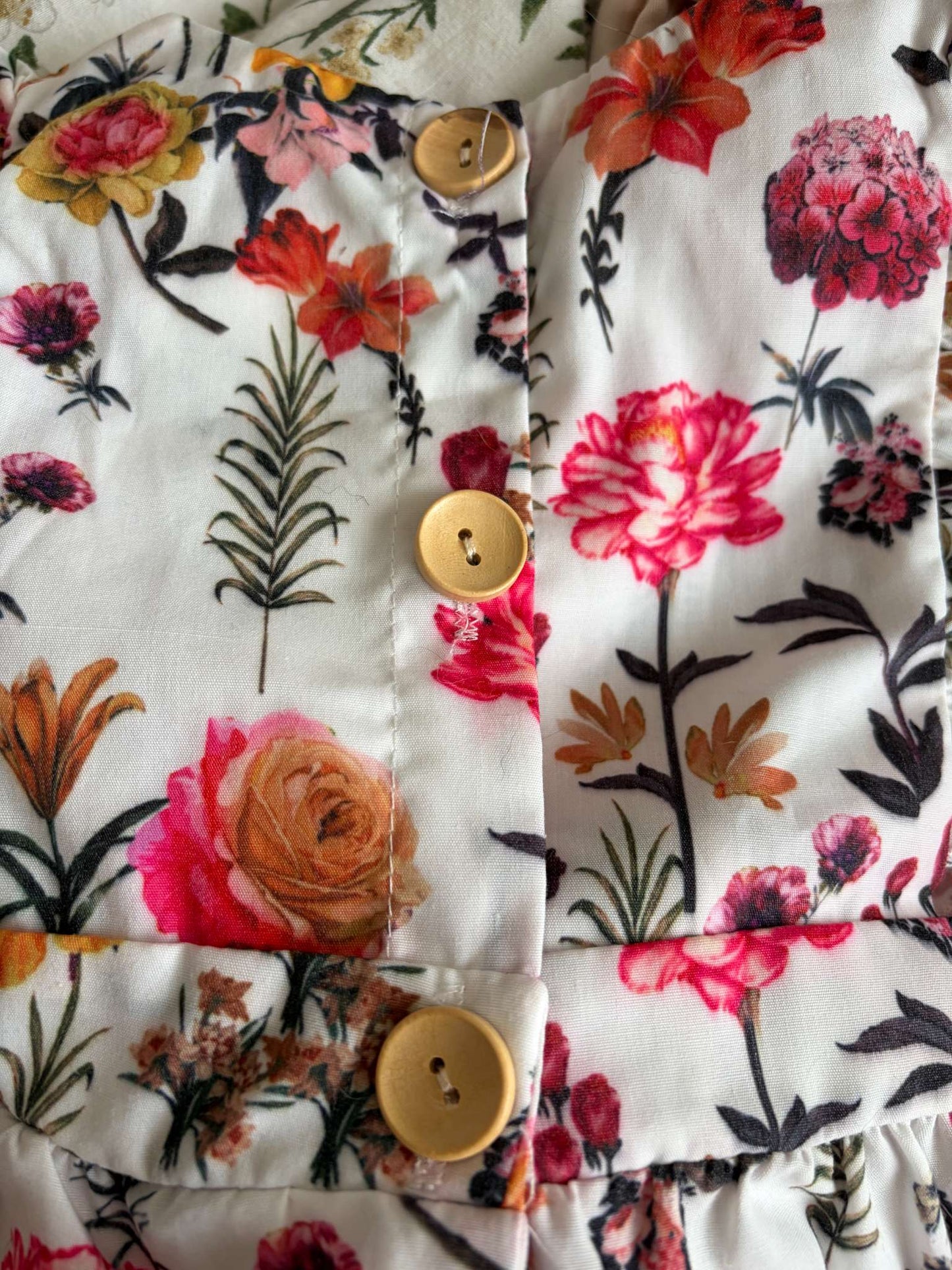 Fancy Floral Romper, Kids 18 Month (12-18M)