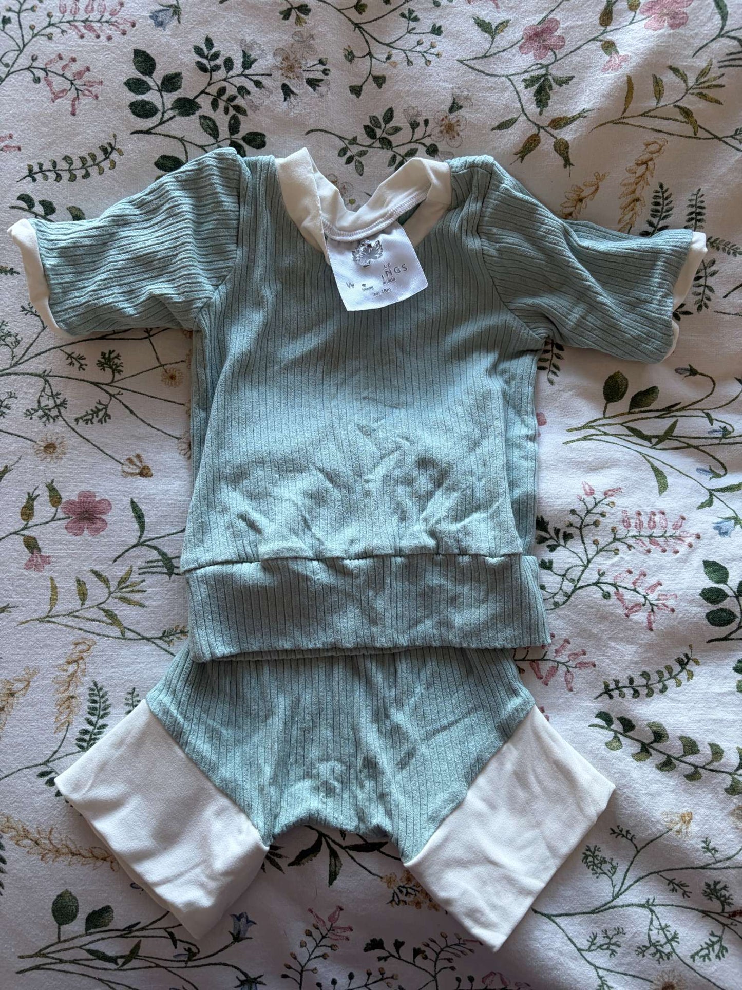 Grow With Me Shorts and Tee Set, Kids 6 Month (3-6M)