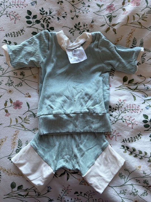 Grow With Me Shorts and Tee Set, Kids 6 Month (3-6M)