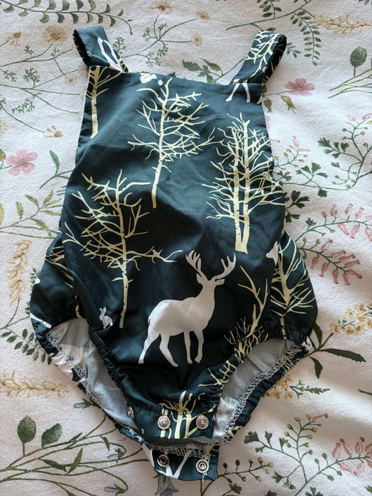 Deer Pinafore/Romper, Kids 12 Month (9-12M)