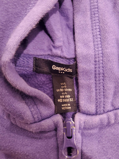 GAP Girls Size L (10/11 yo) Purple Hoodie, Kids 10