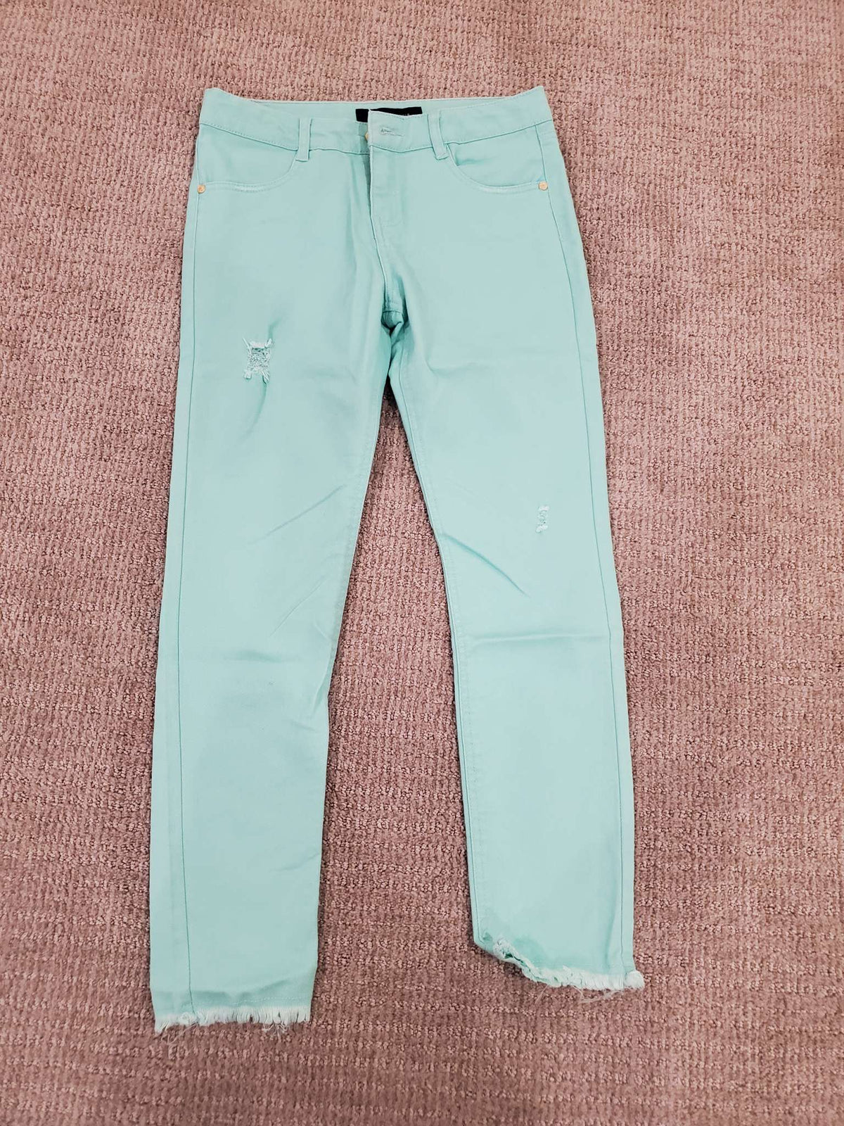 Tommy Hilfiger - Girls Teal Skinny Jeans - kids size 14, Kids 12 & 14
