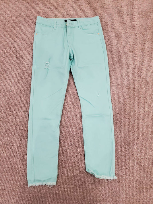 Tommy Hilfiger - Girls Teal Skinny Jeans - kids size 14, Kids 12 & 14