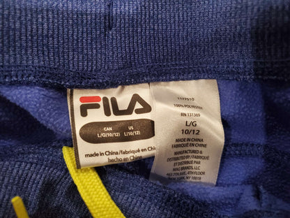 Fila Girls Purple/Blue Sweatpants - Size L (10/12), Kids 10