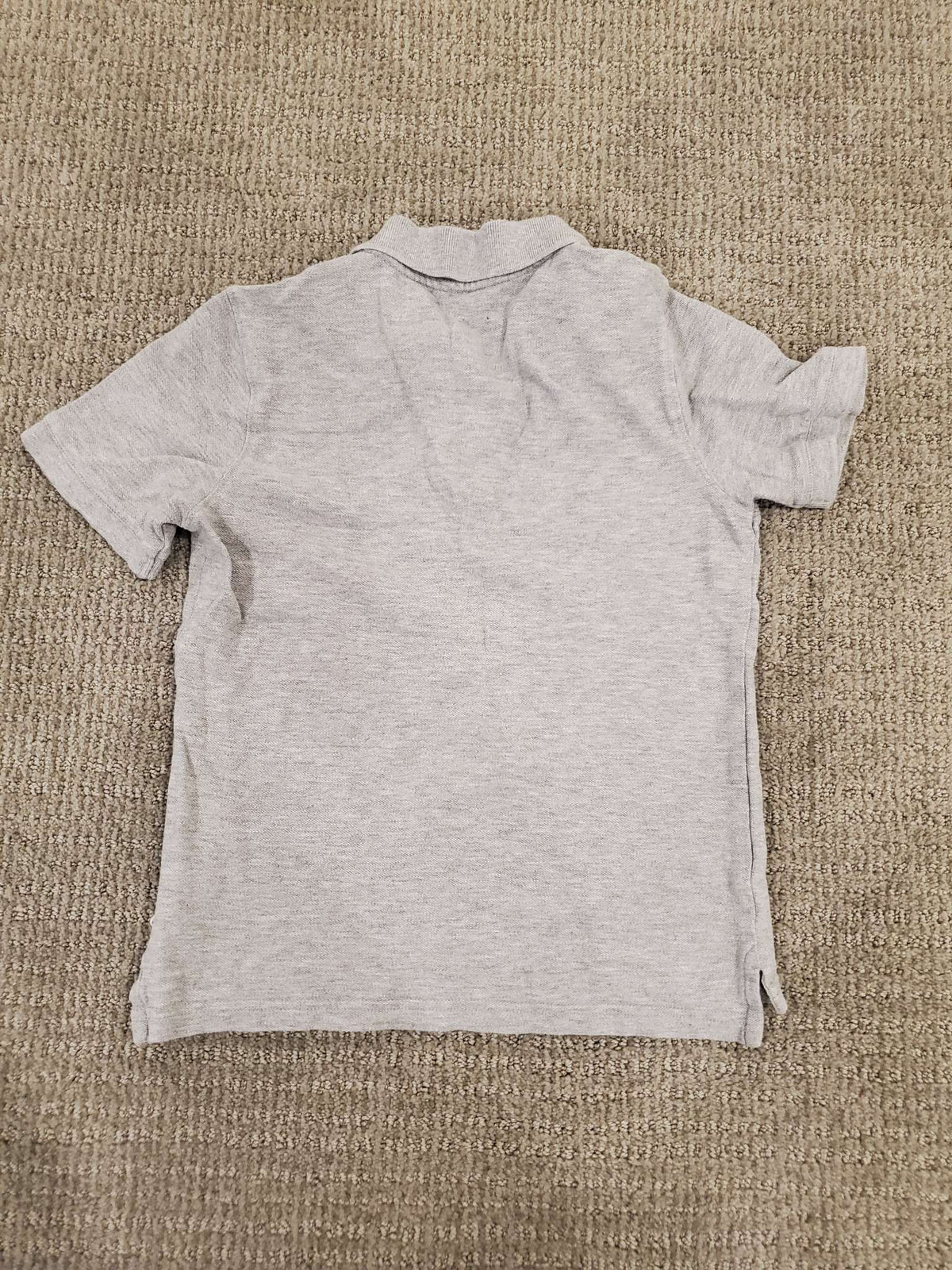 Gap - Boys Grey Collared Polo - Size 8, Kids 7 & 8