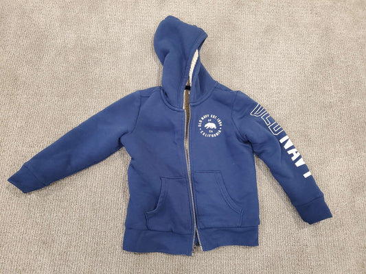 Boys Blue Old Navy Lined Hoody - Size 6/7, Kids 6/6X