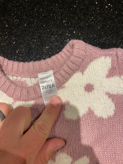 Purple flower sweater 2T, Kids 2T