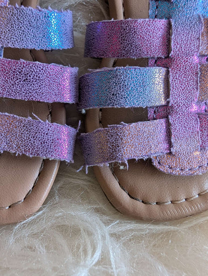 Rainbow Gladiator Sandals Size 5T, Shoes 5 (Walkers:12-24 mth)