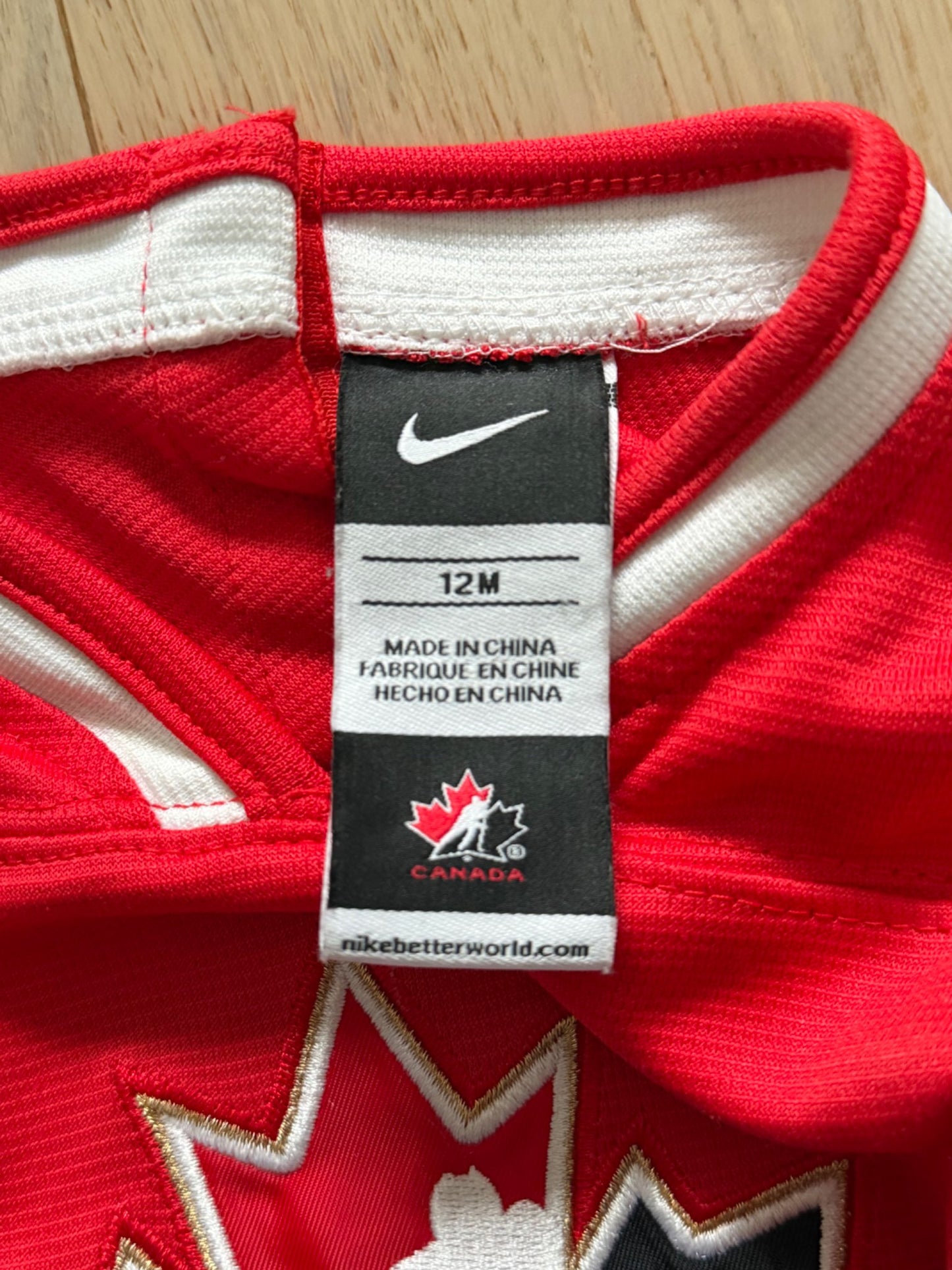 Team Canada hockey jersey - 12M, Kids 12 Month (9-12M)