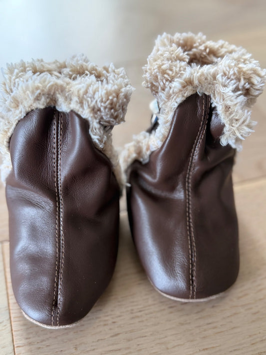 Robeez leather soft sole boots, size 4  - BNIB, Shoes 4 (Baby: 0-12 mth)