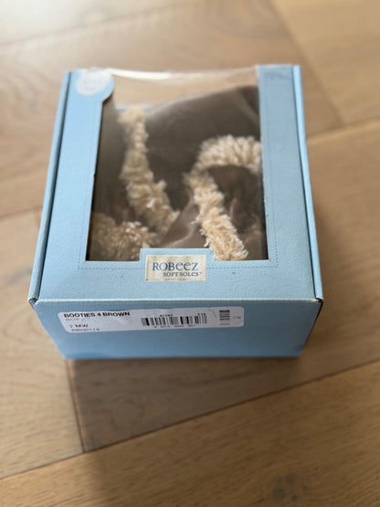 Robeez leather soft sole boots, size 4  - BNIB, Shoes 4 (Baby: 0-12 mth)