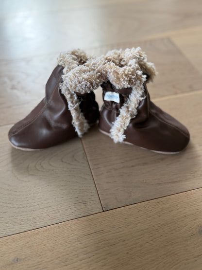 Robeez leather soft sole boots, size 4  - BNIB, Shoes 4 (Baby: 0-12 mth)