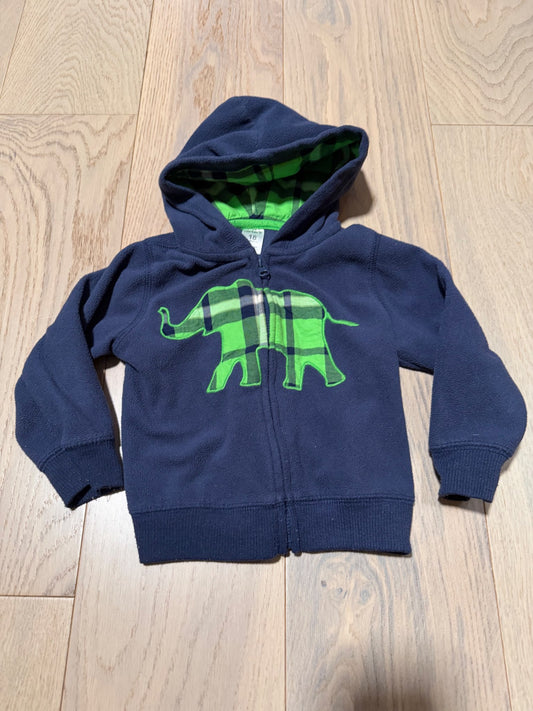 Carters Zipper Hoodie - 18M, Kids 18 Month (12-18M)