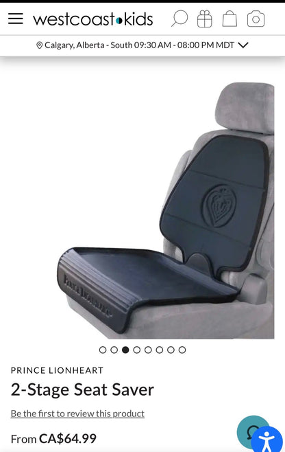 Seat protector - Prince Lionheart