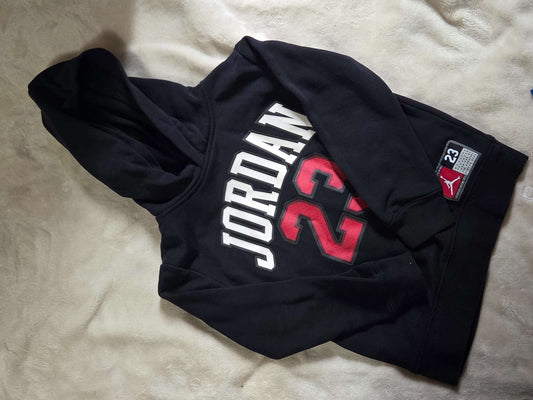 Jordan Fleece Pullover hoodie (Retails $60) and jogging pants Retails ($16), Kids 5/5T (extra small)