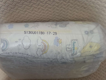 Pampers swaddlers size 7 diapers