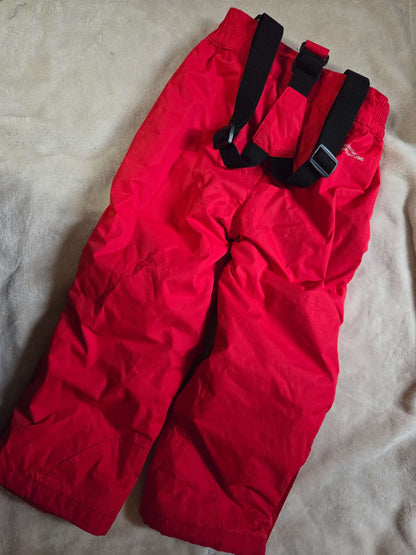 Kids Ski  Jacket and Pants set 3-4Yrs, red-black (retails $94.99), Kids 3T