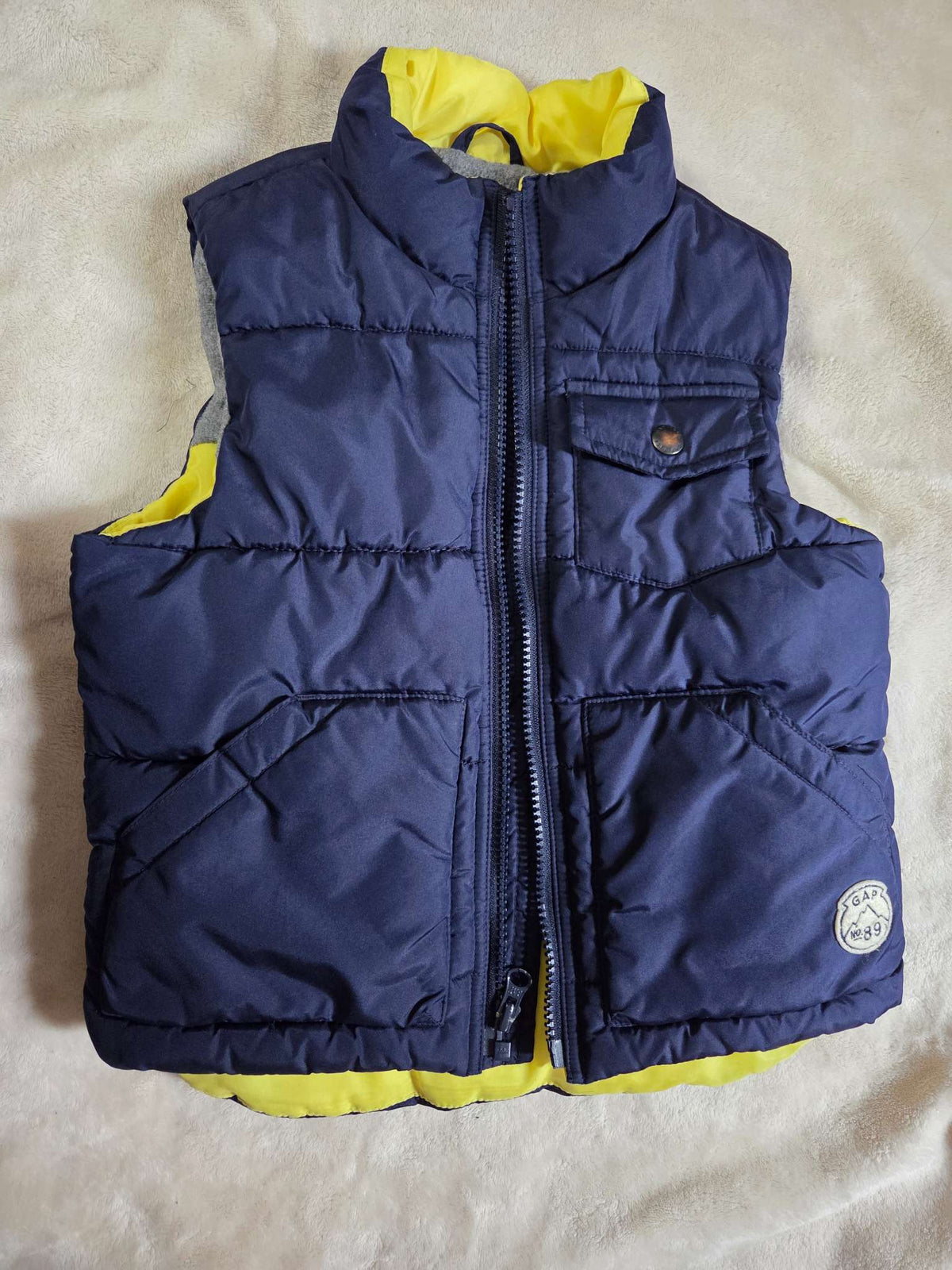 Baby Gap Navy Blue Padded Vest 4T, Kids 4/4T