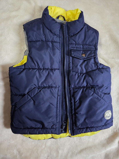 Baby Gap Navy Blue Padded Vest 4T, Kids 4/4T