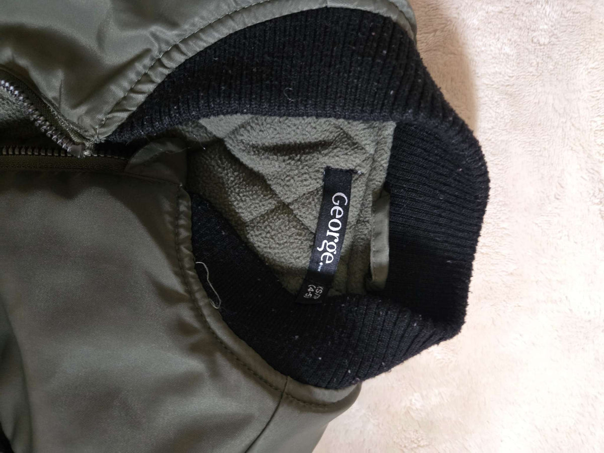 Padded Bomber Jacket Kids, Khaki Green (4T-5T), Kids 5/5T