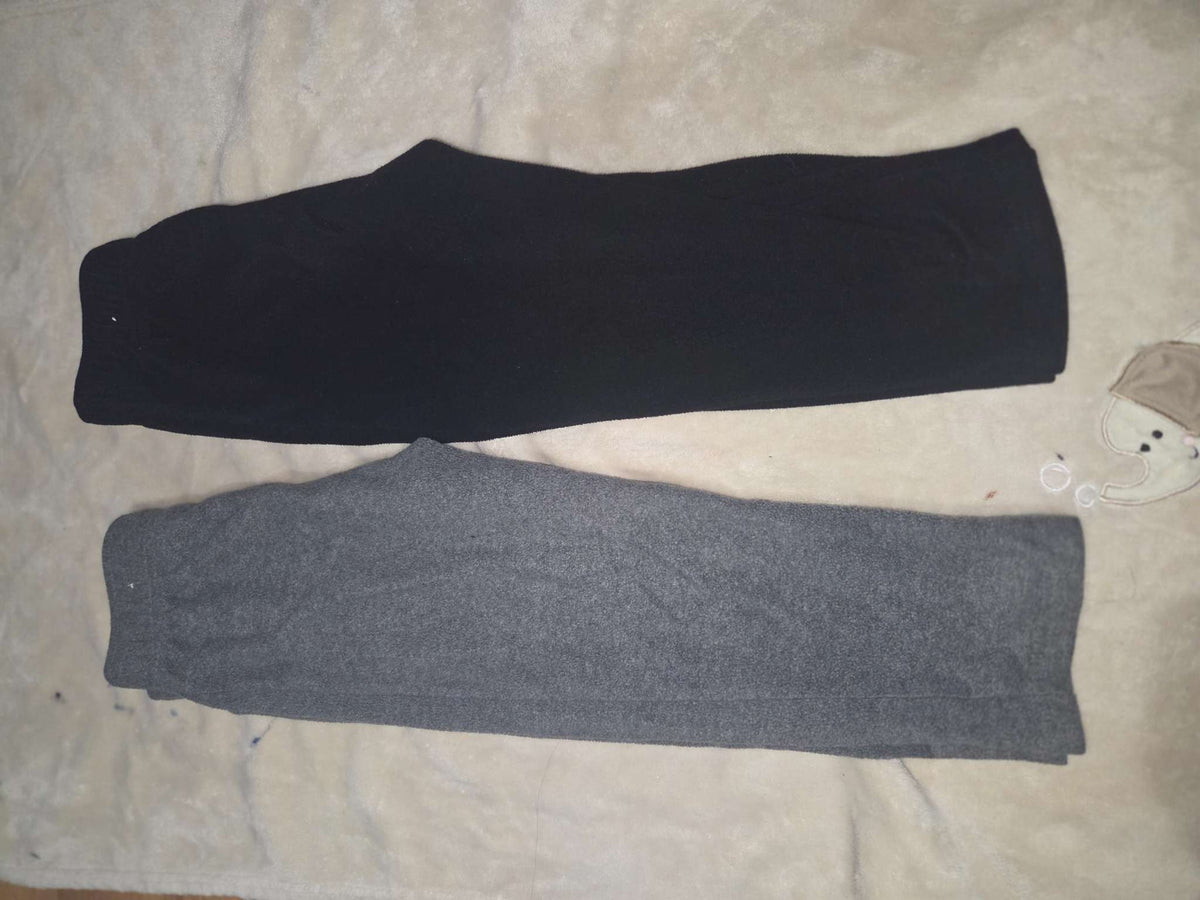 2 pcs fleece lined winter pants, Kids 4/4T