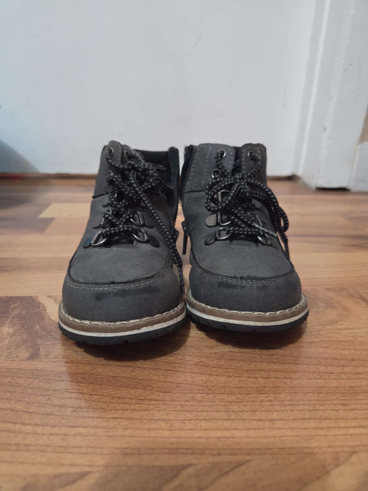 Formal Grey High lace-up boots toddler size 9 (RP $52), Shoes 9 (Toddler:2-4yr)