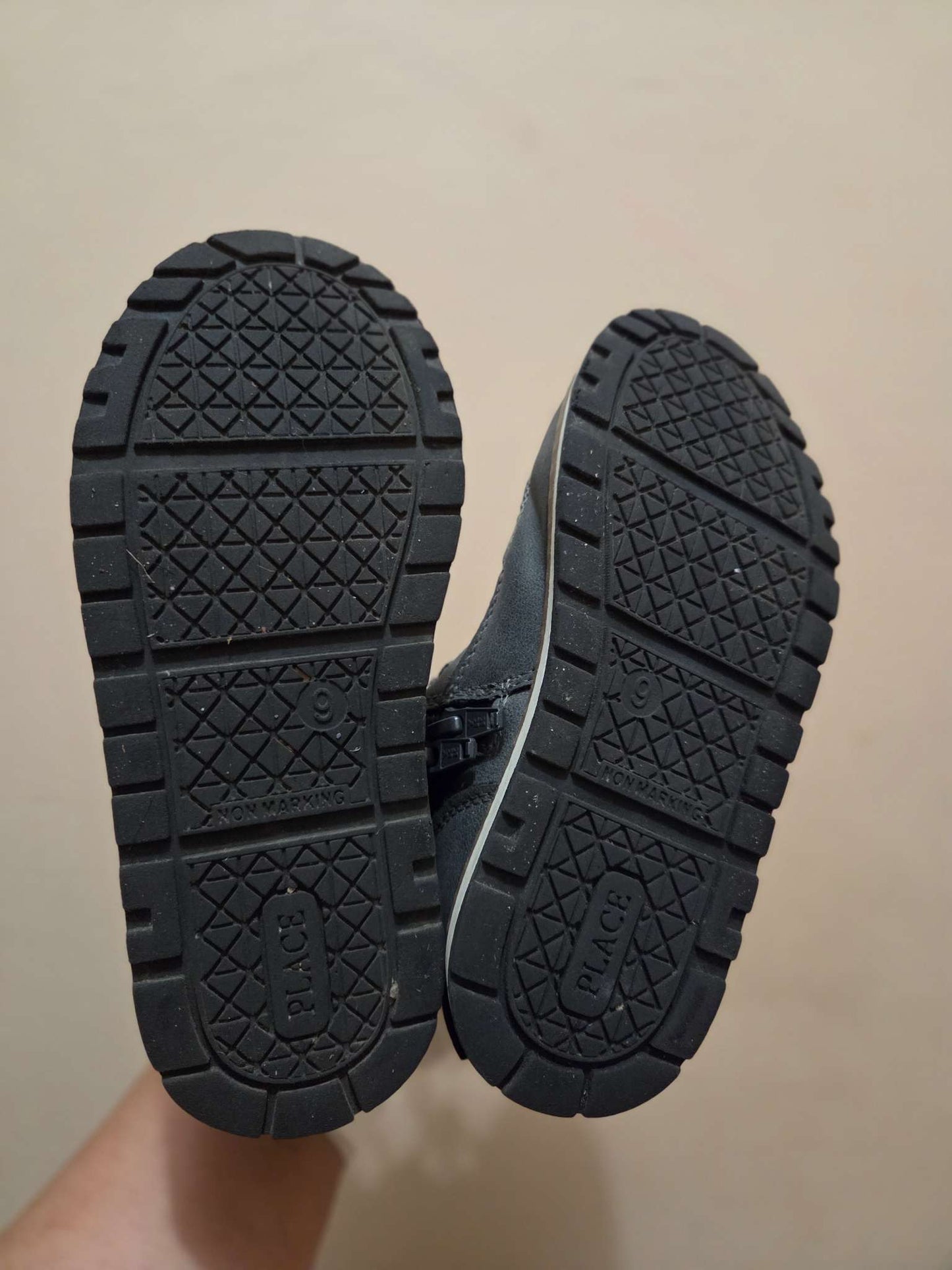 Formal Grey High lace-up boots toddler size 9 (RP $52), Shoes 9 (Toddler:2-4yr)