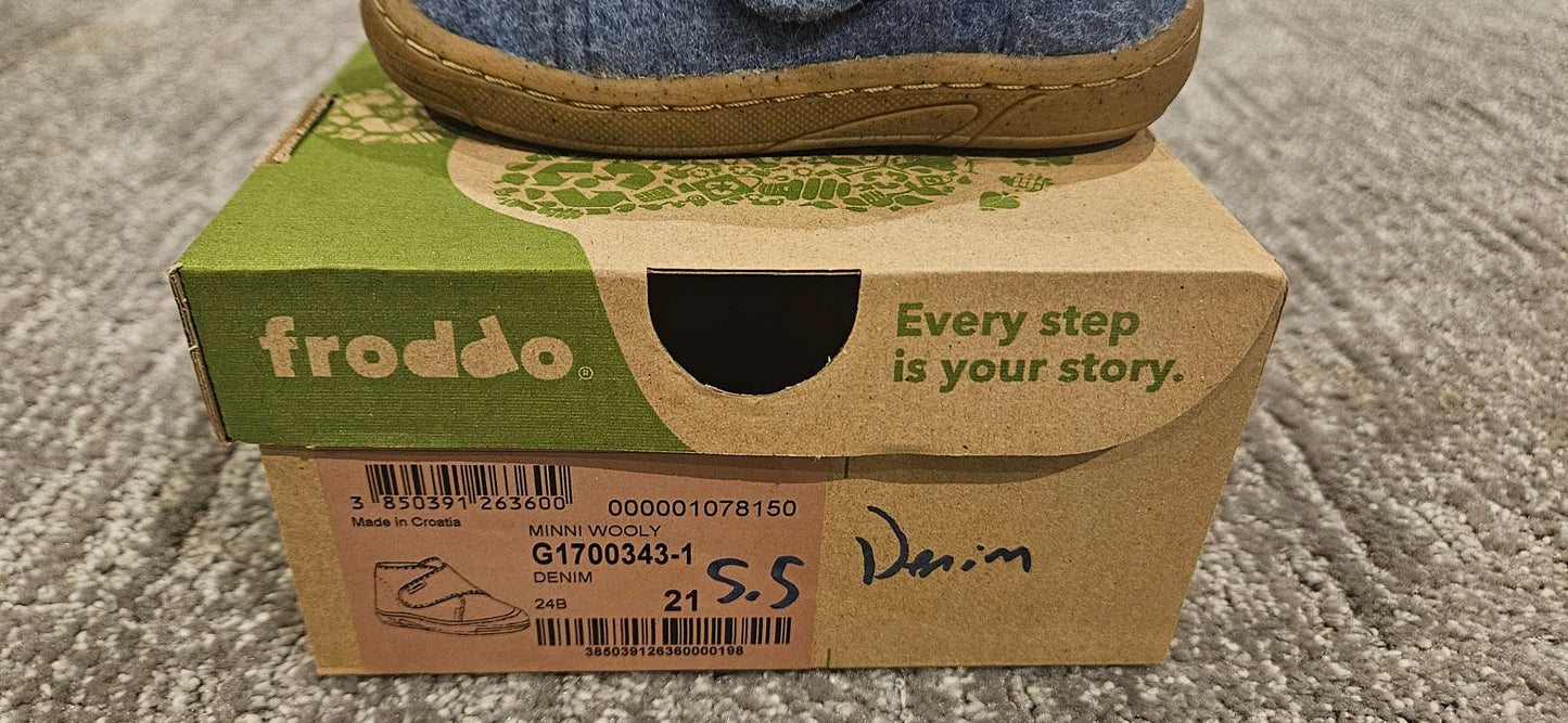 Froddo woolen shoe , Shoes 5.5 (Walkers:12-24 mth)