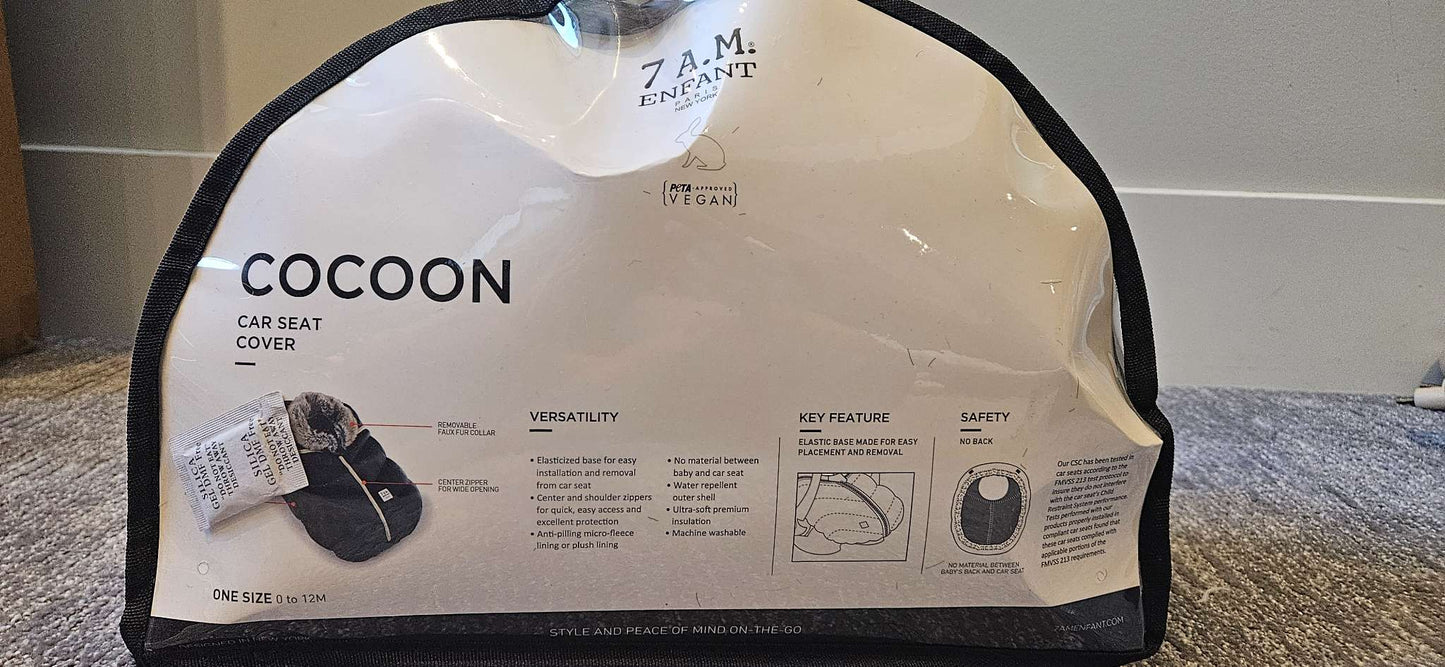 7 A.M. Infant Cocoon Car Seat Cover