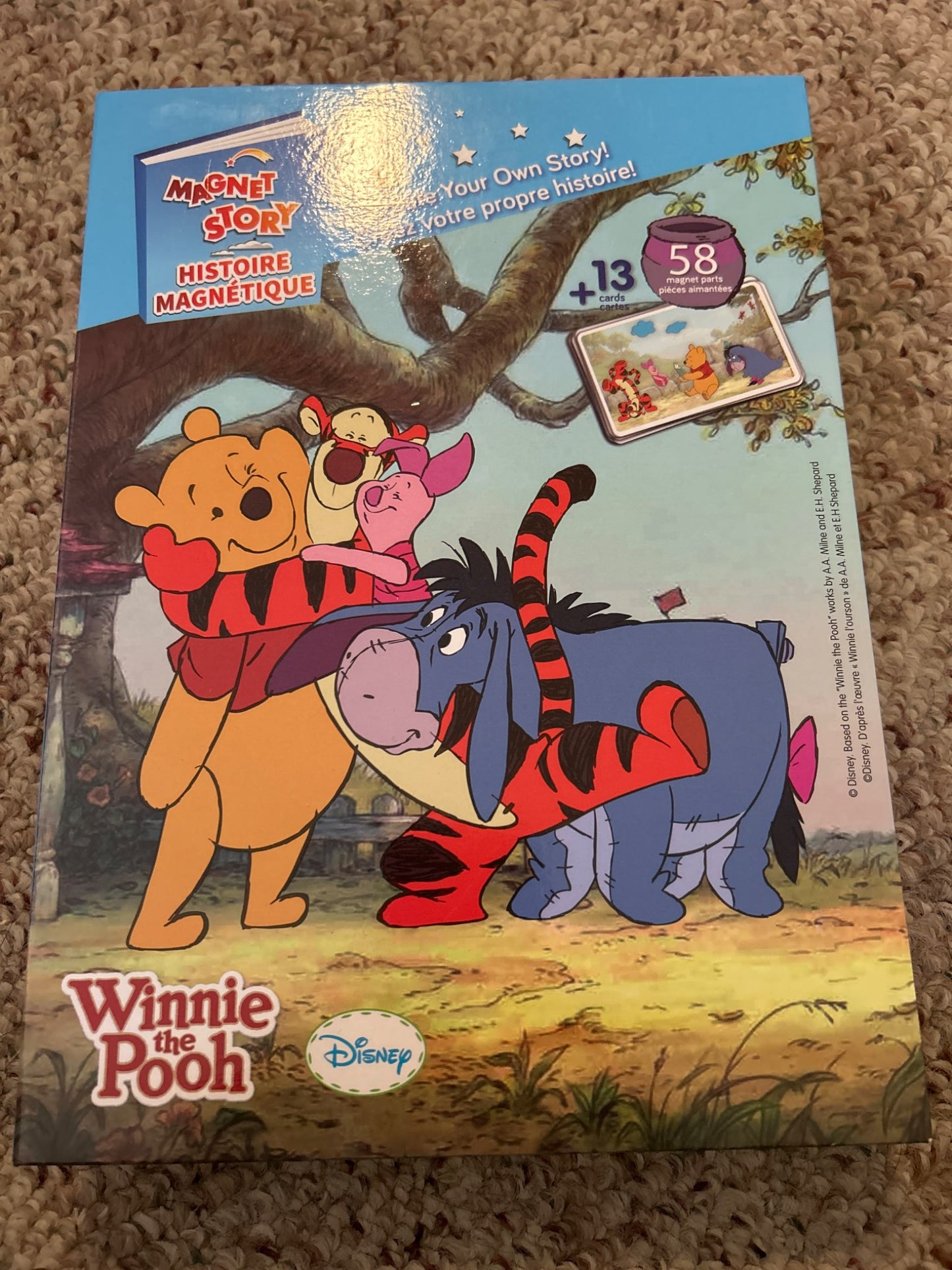 Winnie the Pooh magnet story