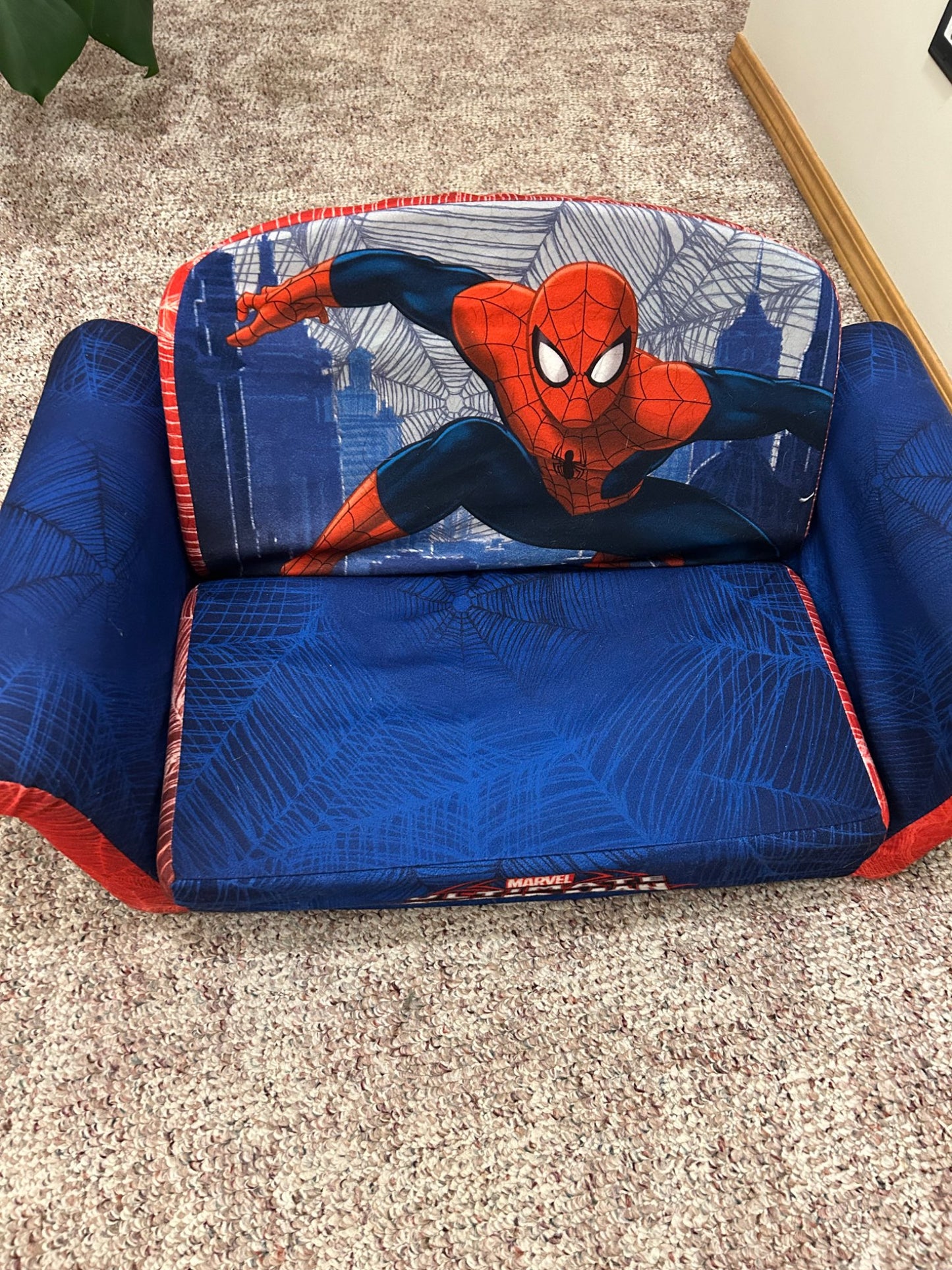 Spider-Man chair and bed