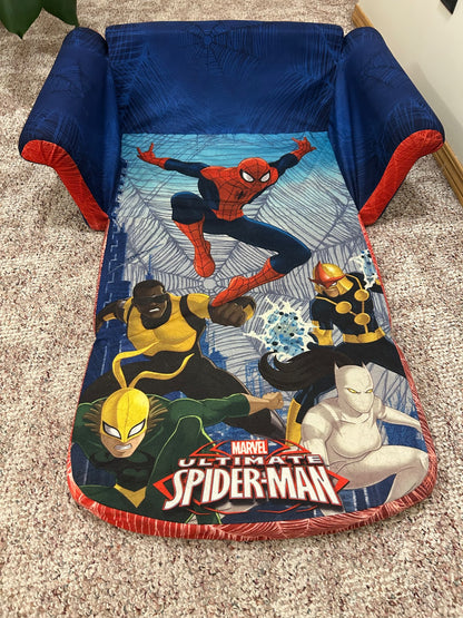 Spider-Man chair and bed