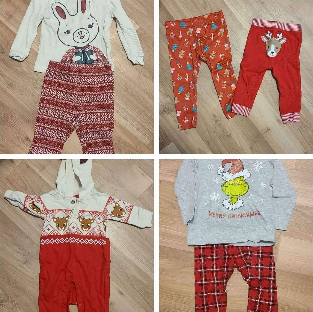 Christmas outfits and Pajamas , Kids 9 Month (6-9M)