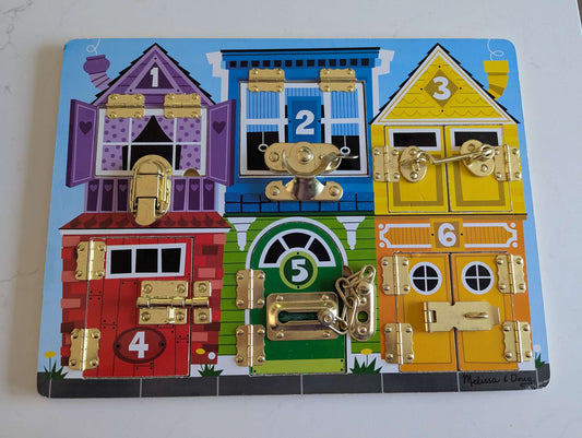 Melissa and Doug Latches Board VGUC