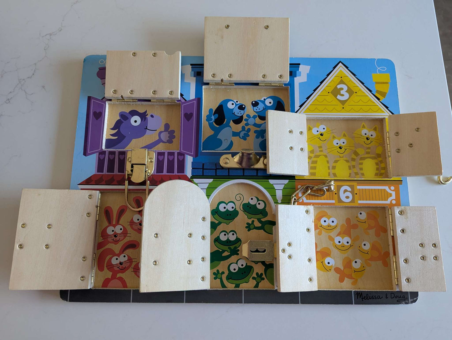 Melissa and Doug Latches Board VGUC