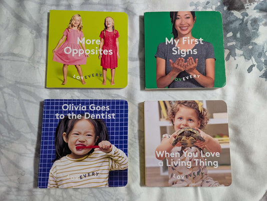 Lovevery 4 Board Book Bundle