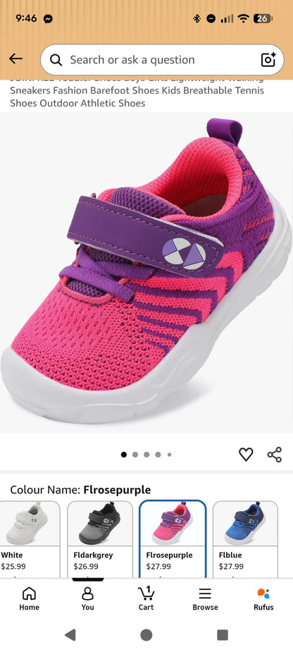 EUC Joinfree Toddler size 11 Little Kid, MSRP $27.99, Shoes 10 (Toddler:2-4yr)