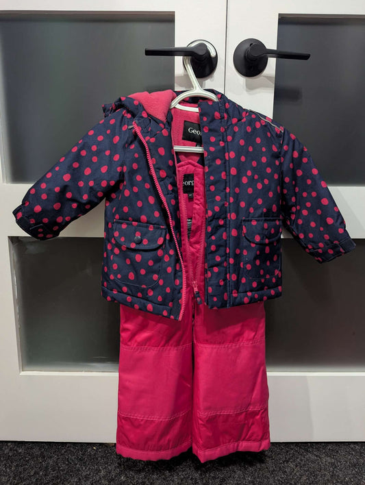 VGUC George 2T 2 Piece Snow Set Jacket and Pants, Kids 2T