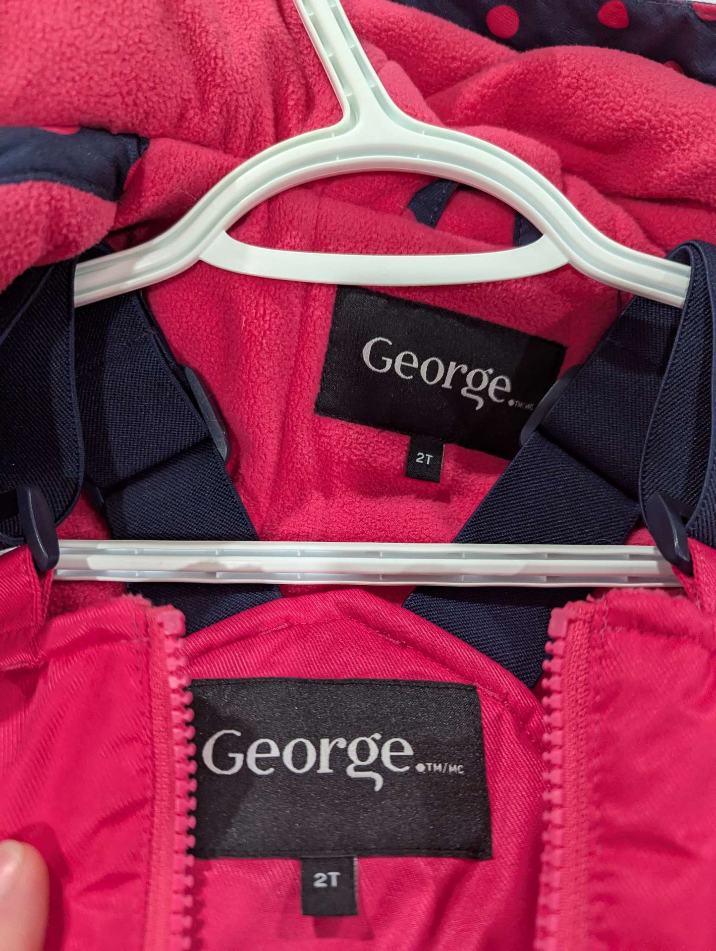 VGUC George 2T 2 Piece Snow Set Jacket and Pants, Kids 2T