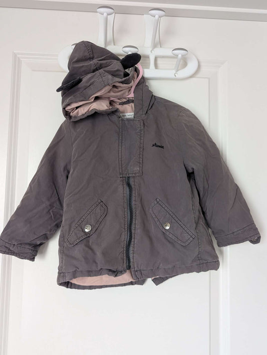 Warm toddler jacket MINNIE - size 2, Kids 2T